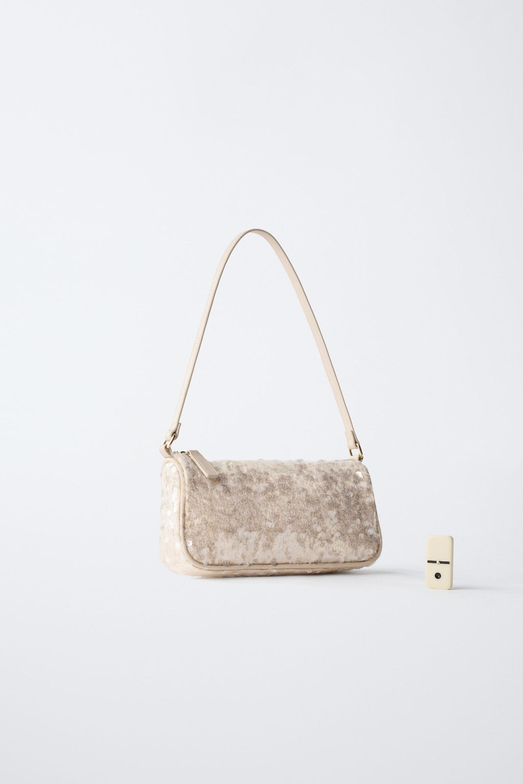 SEQUIN SHOULDER BAG - Zara фото 6