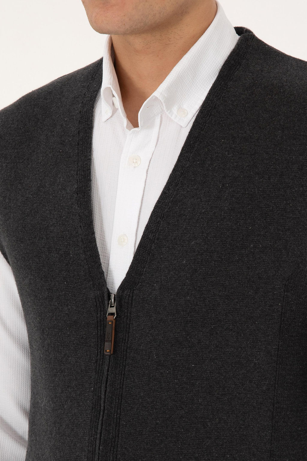 Erkek Antrasit Melanj Triko H_rka - U.s. polo assn фото 7