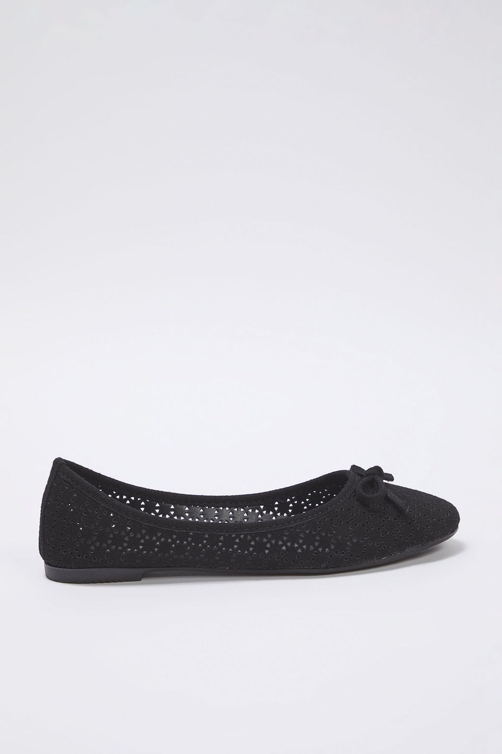 Trendyol Shoes Siyah Fiyonk Detayl? Delikli Ekstra Rahat Badem Burun Kad?n Babet TAKSS25BE00033 - Trendyolmilla фото 8