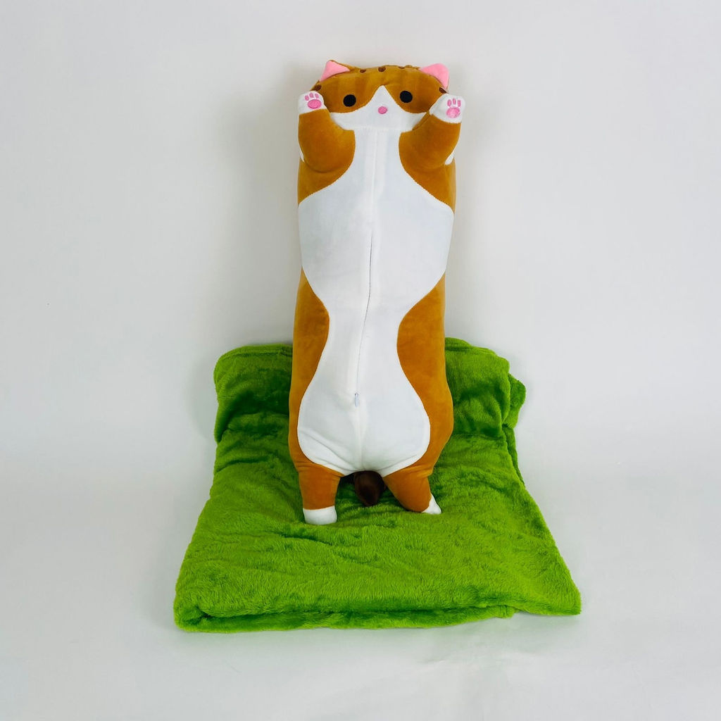 Мягкая игрушка с пледом Кот-батон 55 см 3 в 1 - Storyland фото 6