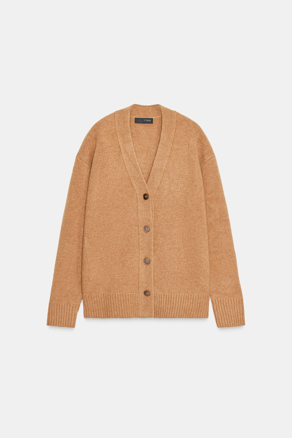 OVERSIZE 95% WOOL CARDIGAN - Zara фото 4