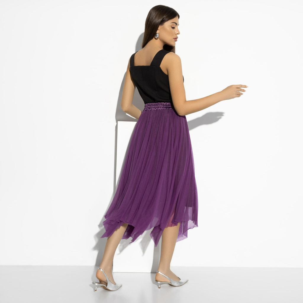 Юбка из сетки, Экстремально прекрасна (violet, нью) - Charutti фото 5