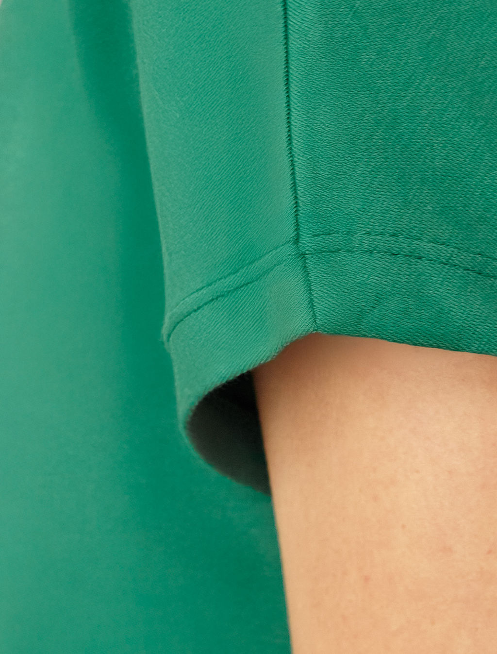 Футболка Vilatte из хлопка зеленый  фото 2