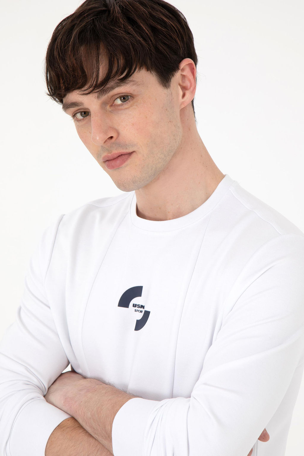 Мужской белый свитшот Неожиданная скидка в корзине - U.s. polo assn фото 2