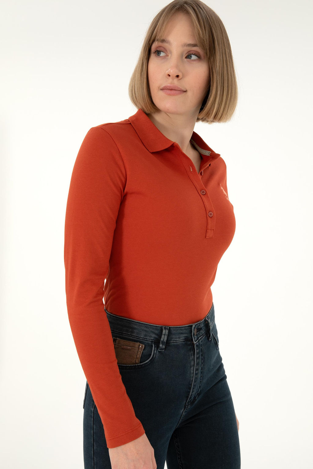 Женский базовый свитшот с плиткой Неожиданная скидка в корзине - U.s. polo assn фото 3