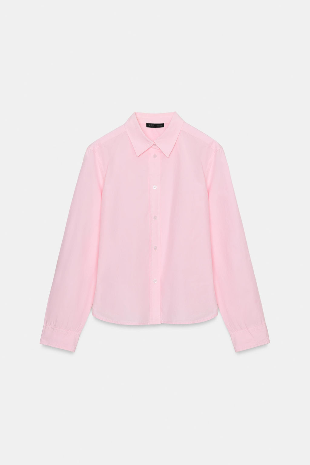 PLAIN POPLIN SHIRT - Zara фото 5