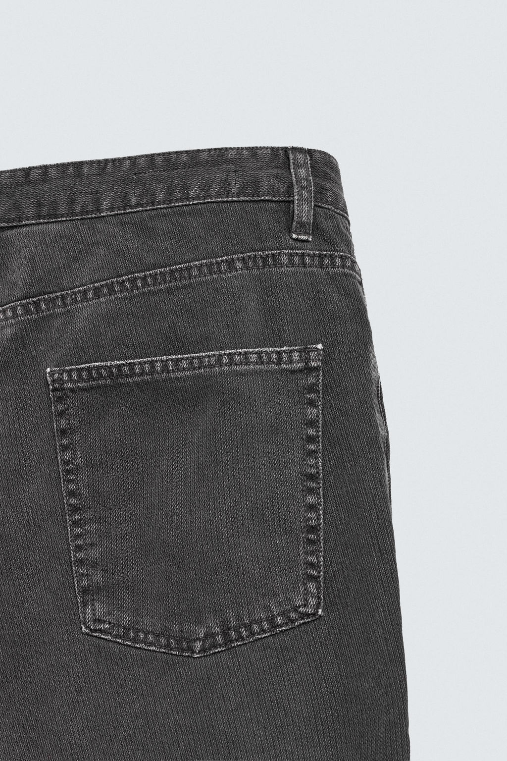 PANTAL?N FLARE FIT ESTRUCTURA ALGOD?N / Gris oscuro - Zara фото 11