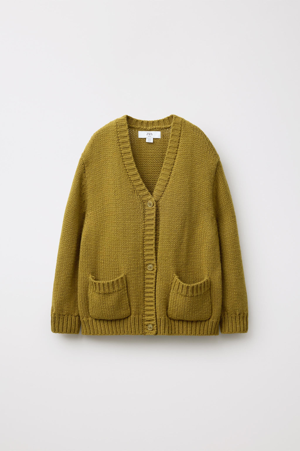 LIMITED EDITION WOOL BLEND KNIT CARDIGAN - Zara фото 7