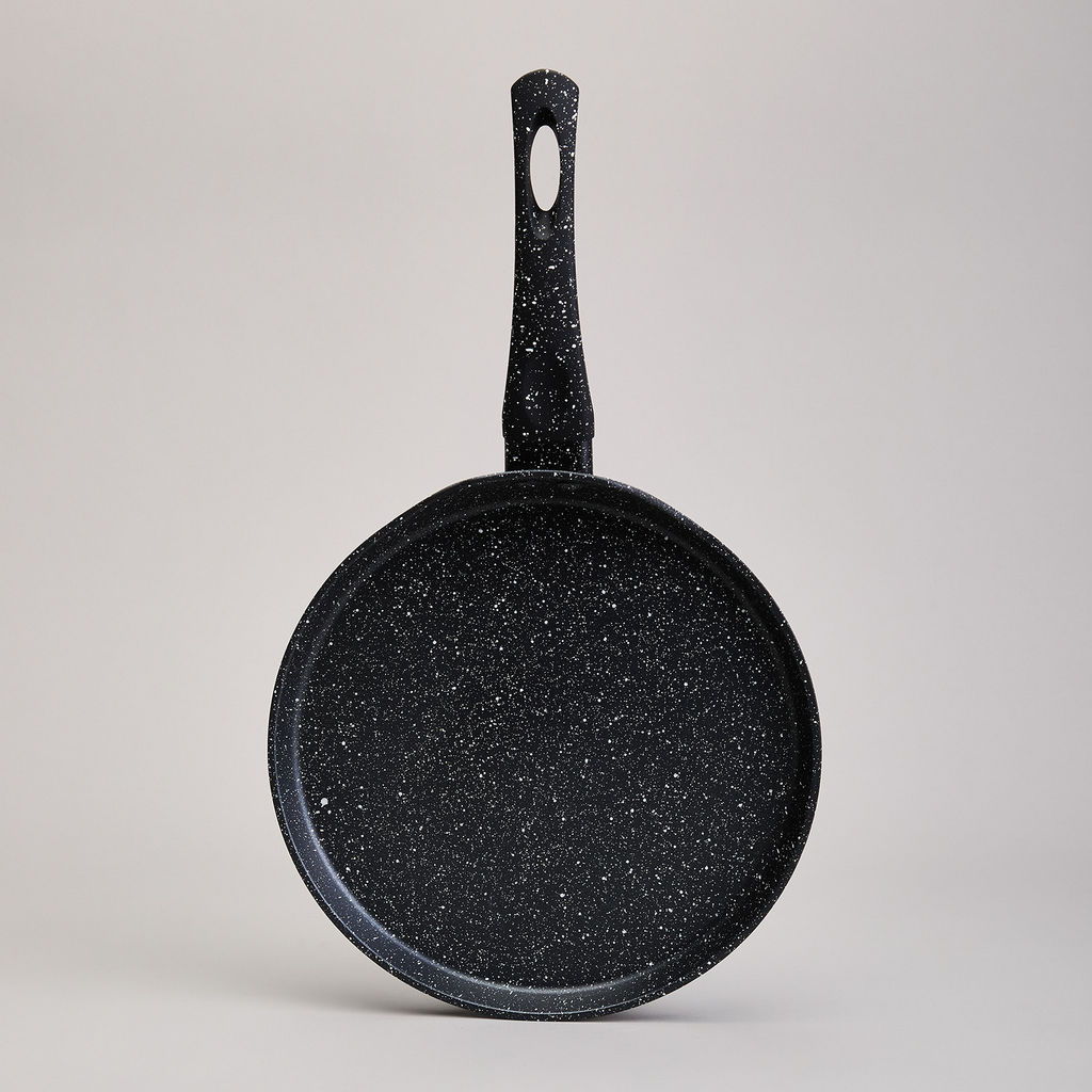 СКОВОРОДА БЛИННАЯ AGNESS С АНТИПРИГАРНЫМ ПОКРЫТИЕМ BLACK MARBLE, 22Х2СМ, ИНДУКЦИОННОЕ ДНО фото 5