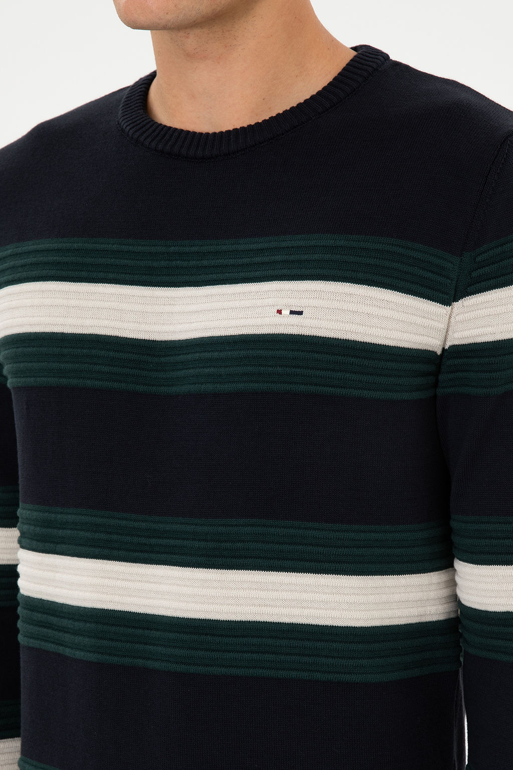 Erkek Regular Fit Bisiklet Yaka Lacivert Kazak - U.s. polo assn фото 14