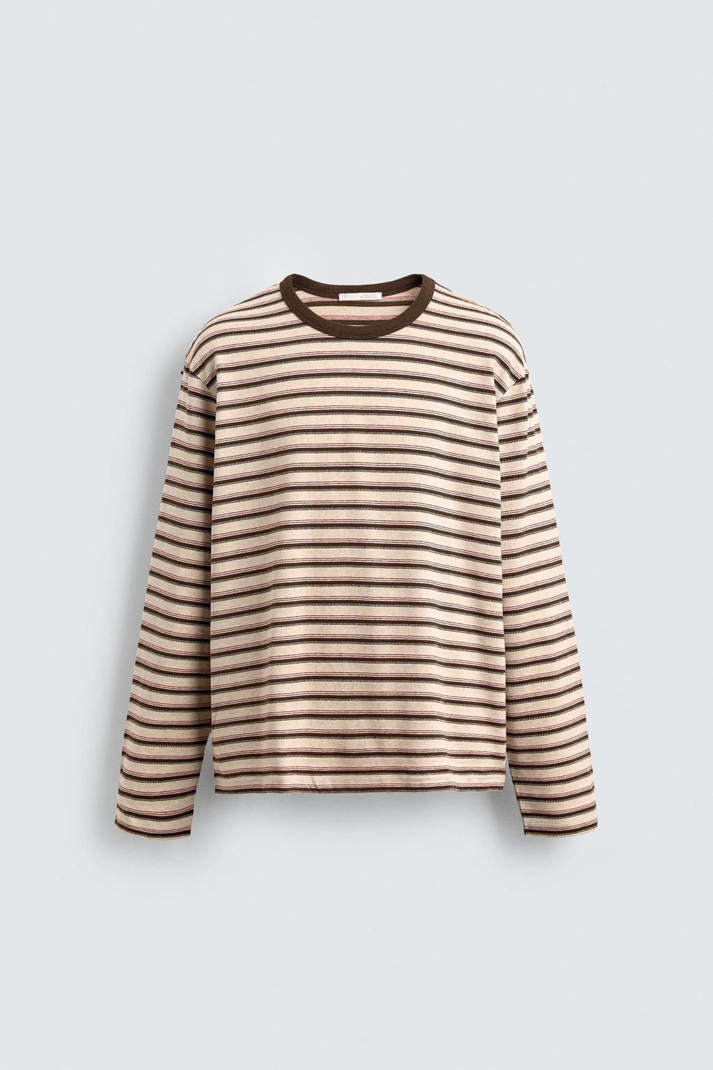 STRIPED JACQUARD T-SHIRT