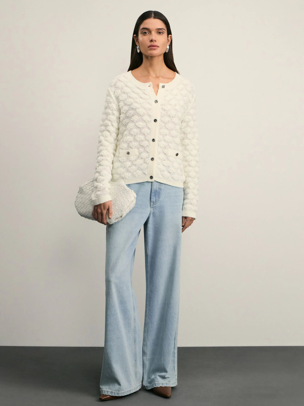 Кардиган из фактурной пряжи / Zarina  фото 2