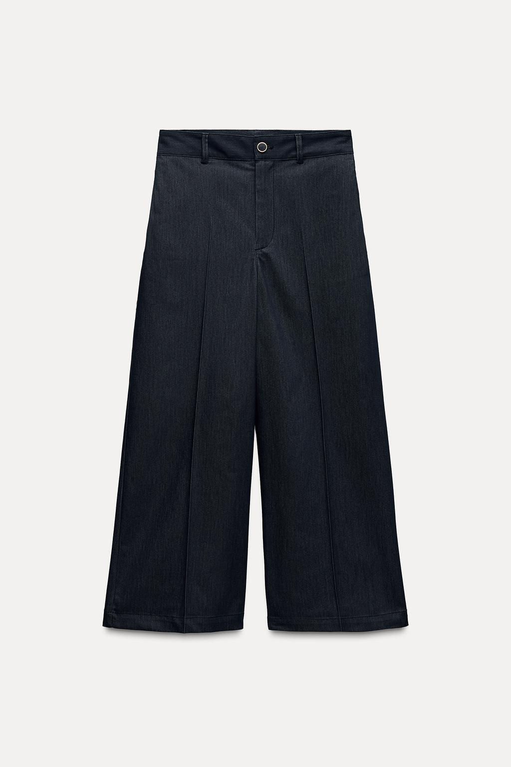 HIGH-WAIST CULOTTE TROUSERS - Zara фото 6