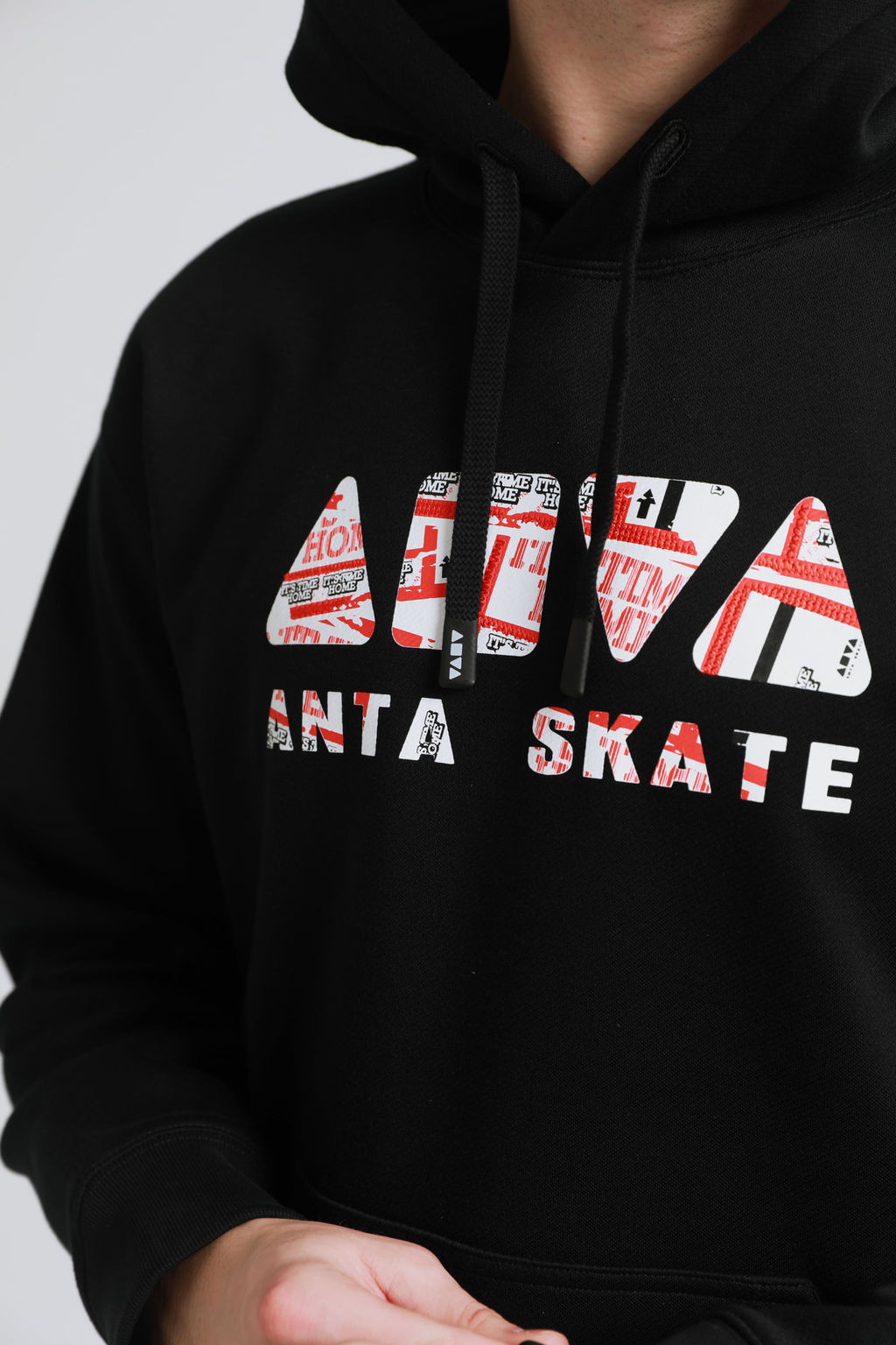 Худи с флисом Чёрный - Anta фото 8