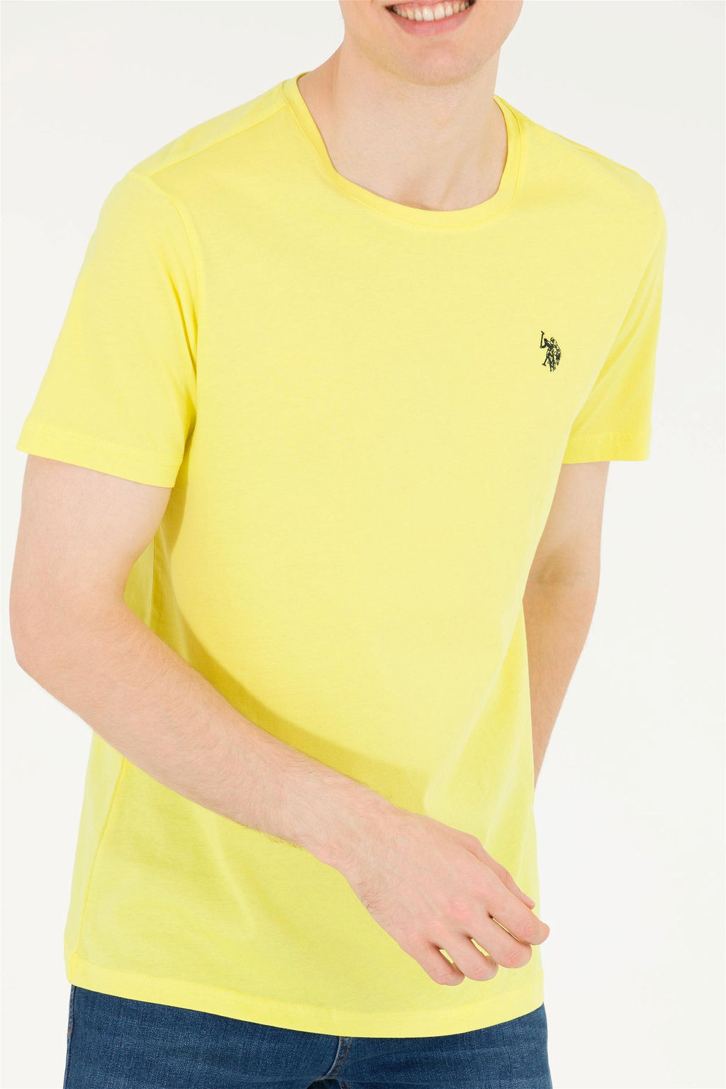 U. S. Polo Assn Мужская футболка Citron Basic с круглым вырезом - U.s. polo assn фото 13