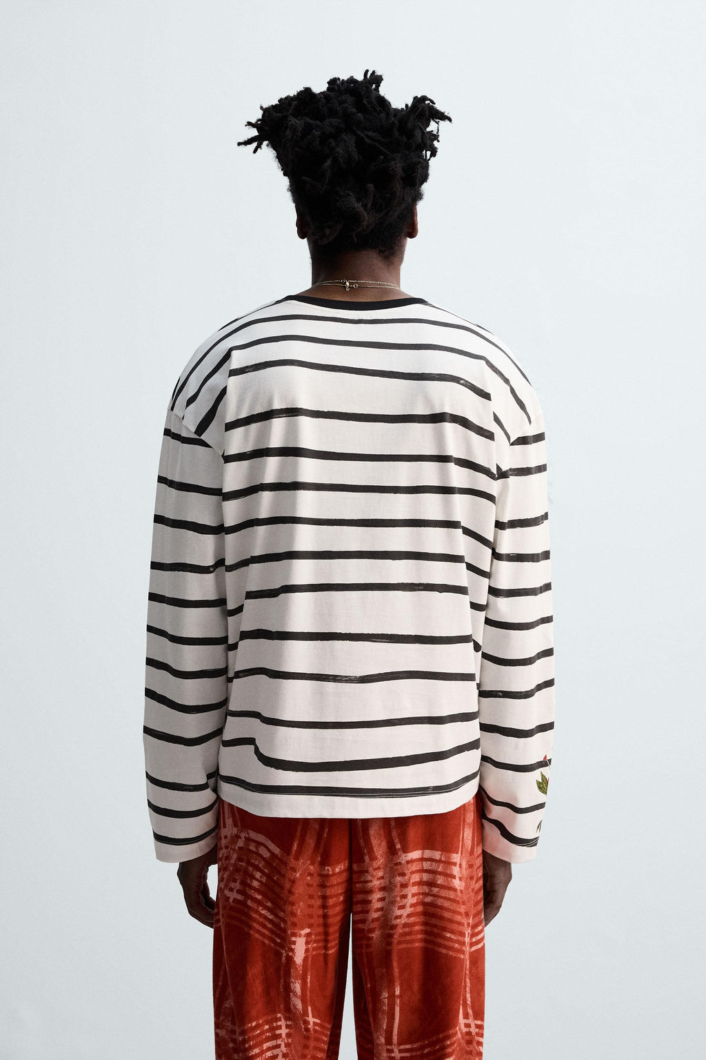 STRIPED PRINT T-SHIRT  OTIS KWAME KYE QUAICOE - Zara фото 3