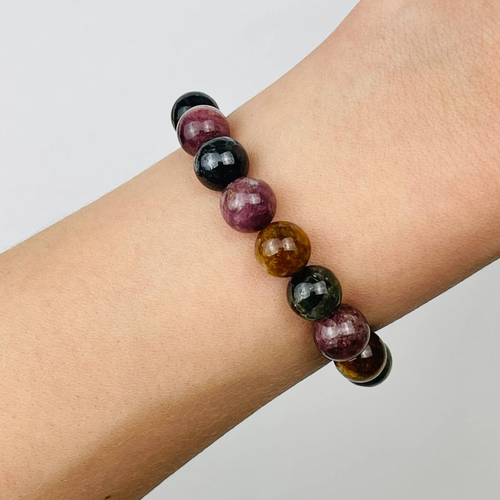 Браслет из Турмалина микс 19 см