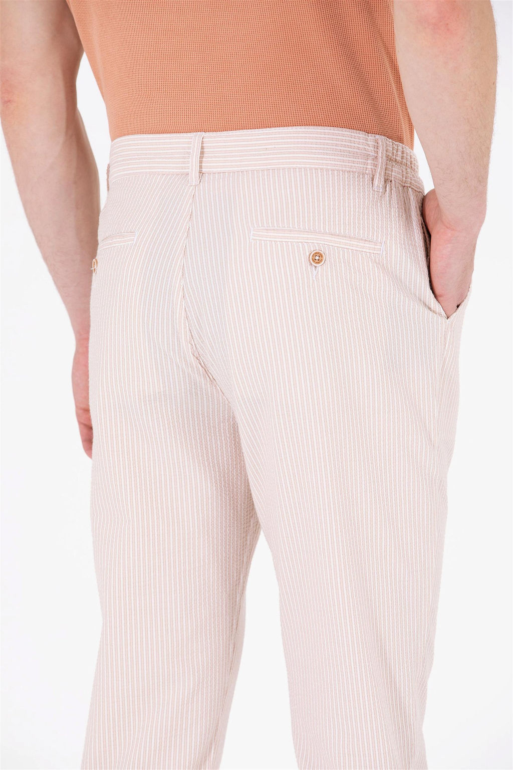 U. S. Polo Assn Мужские брюки из парусины светло-коричневого цвета - U.s. polo assn фото 14