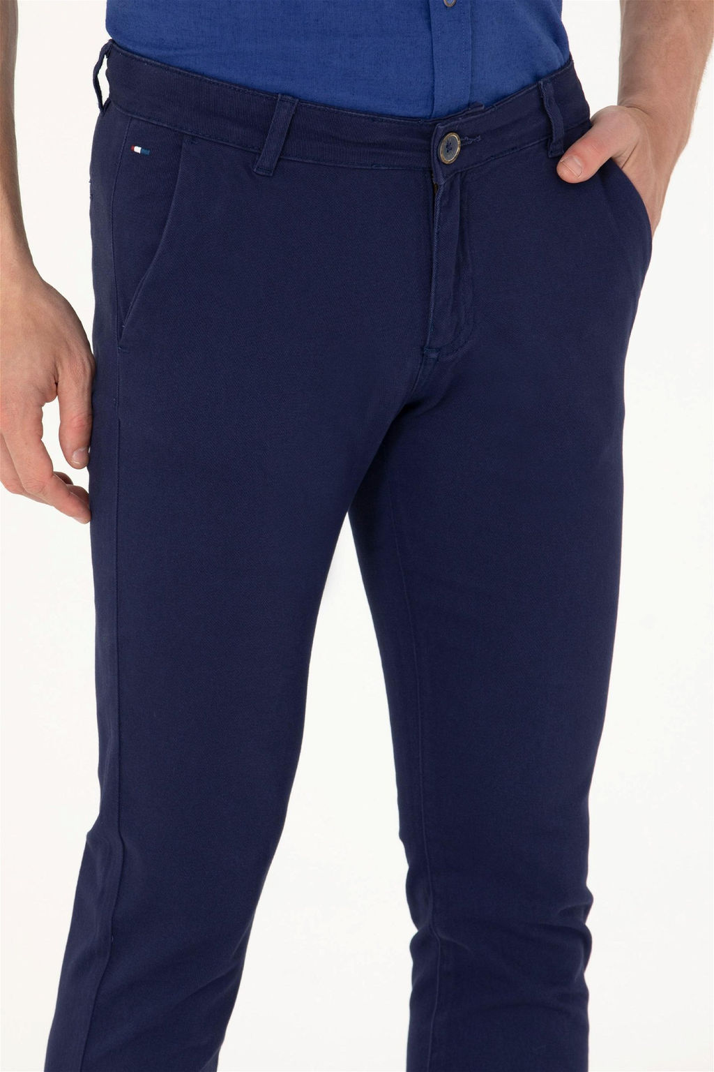 U. S. Polo Assn Мужские темно-синие брюки из плотной ткани - U.s. polo assn фото 12