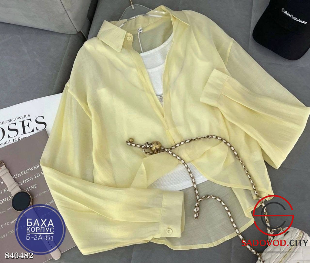 Рубашка женская с топиком - Bruno фото 2