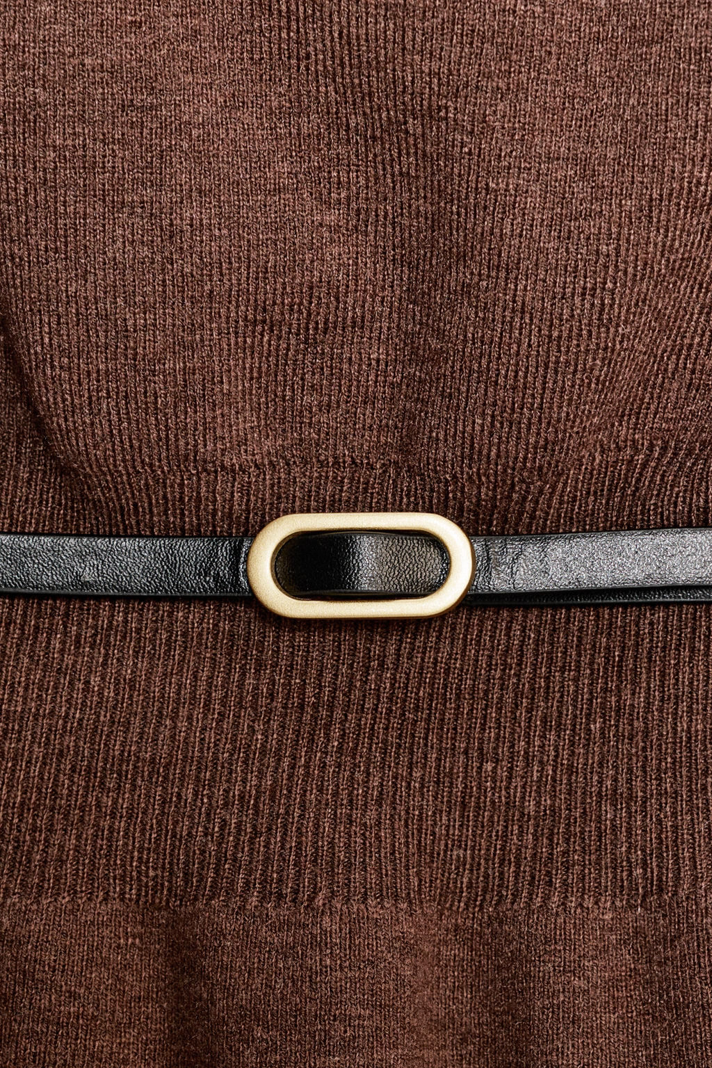 KNITTED CAPE TOP WITH BELT - Zara фото 5