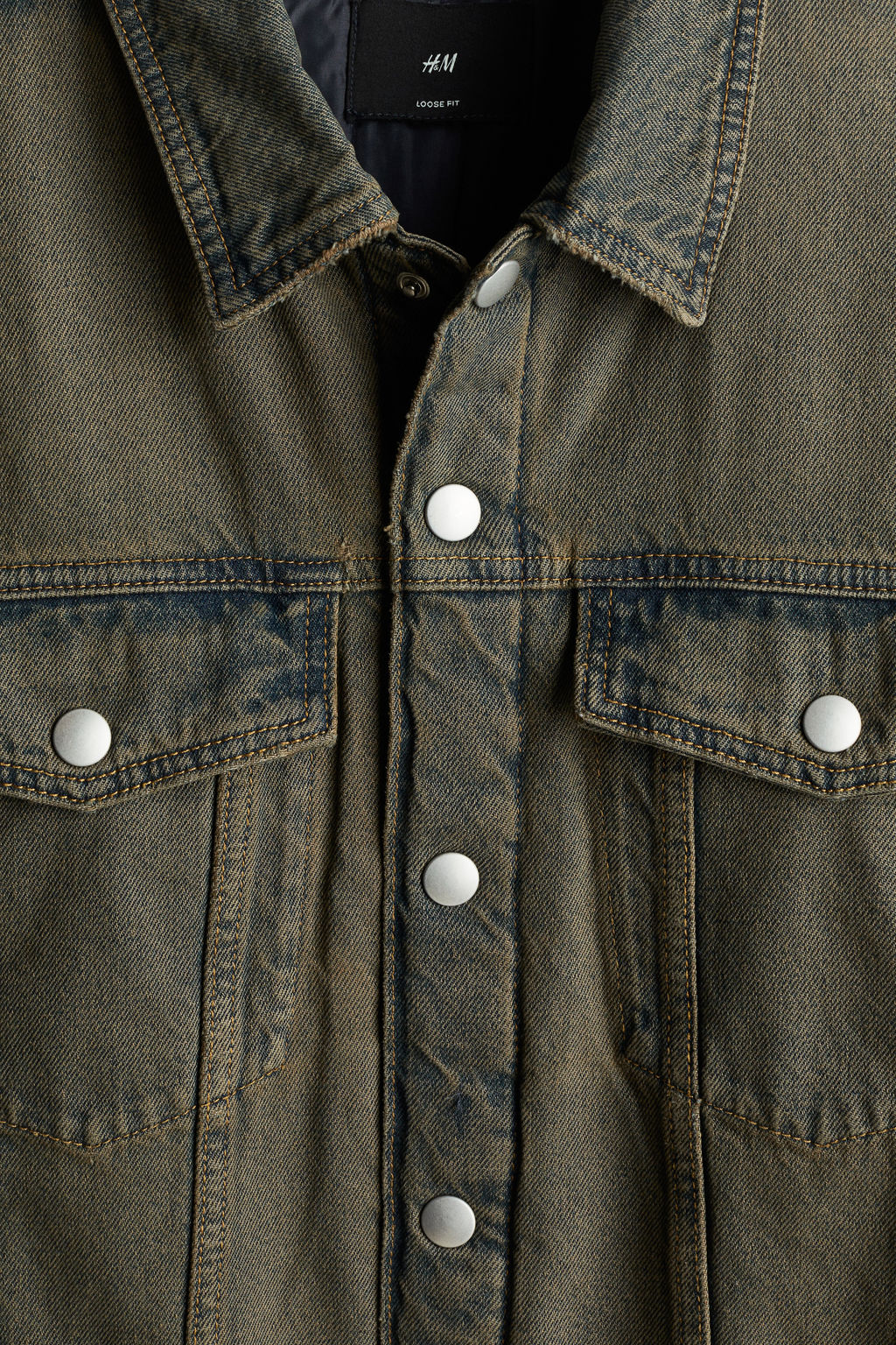 Cazadora denim Loose Fit - H&m фото 3