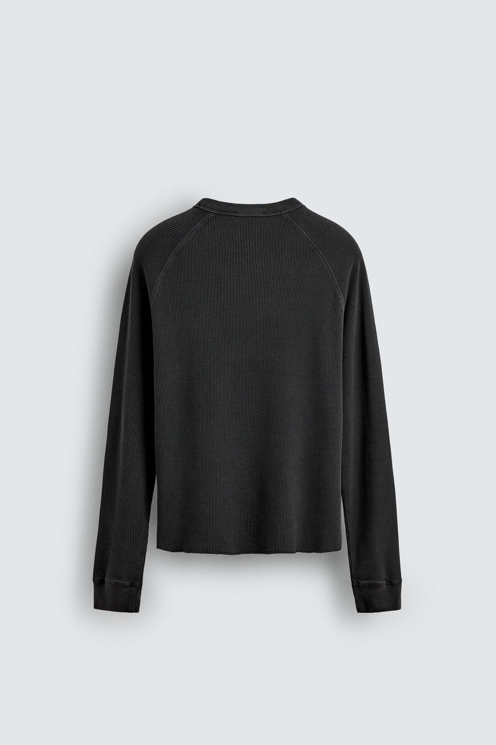 CAMISETA ESTRUCTURA WAFFLE AARON LEVINE X ZARA / Gris antracita  фото 7
