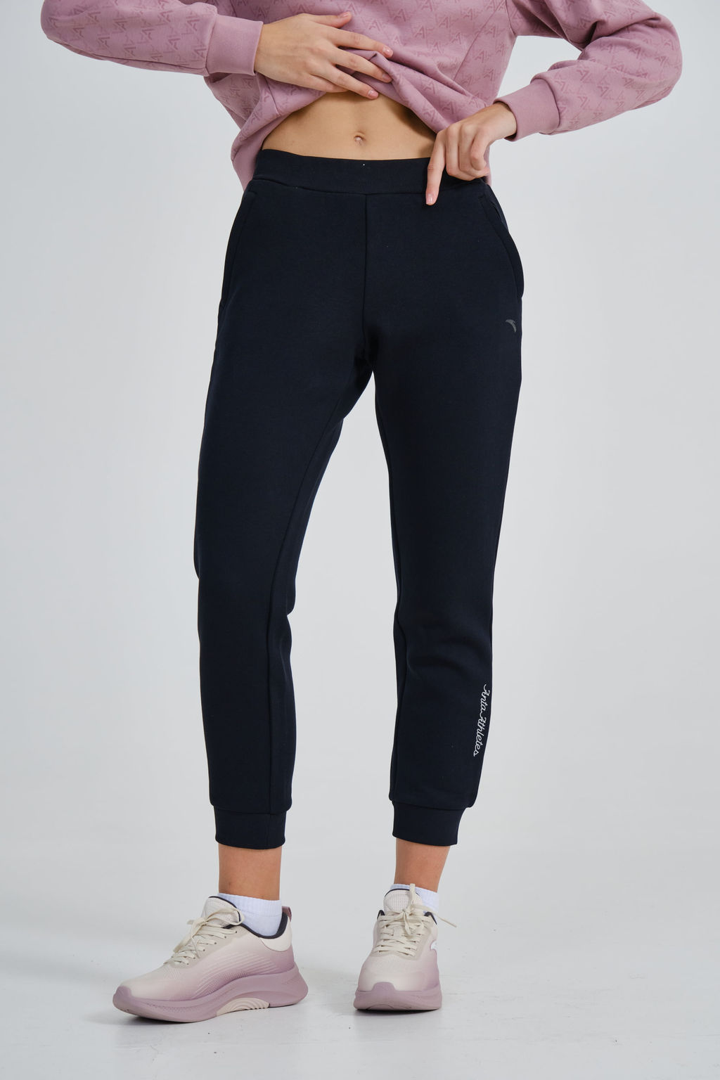 Брюки трикотажные Чёрный - Anta фото 2