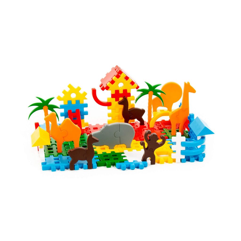 Конструктор Зоопарк (117 элементов) (в мешке) - Полесье фото 5