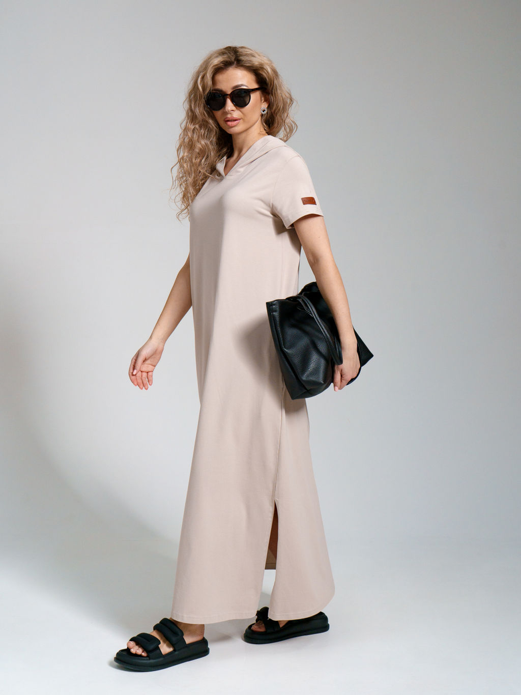 970 Платье-мантия "Бежевый"