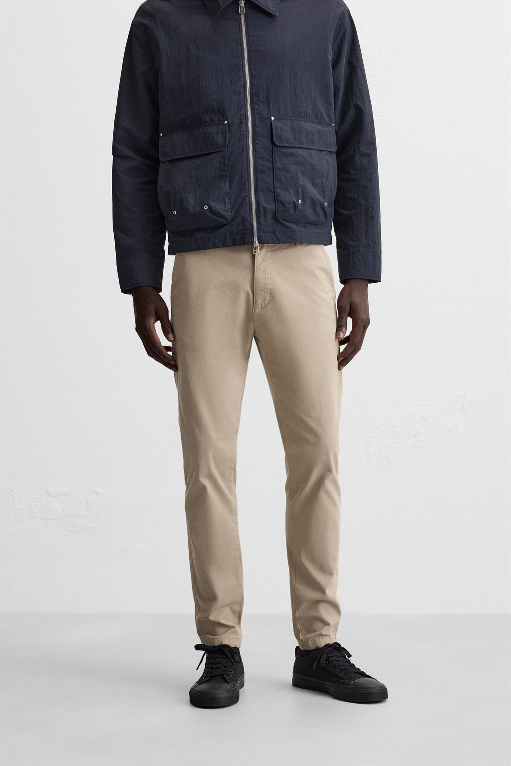 SKINNY FIT CHINO TROUSERS - Zara фото 2