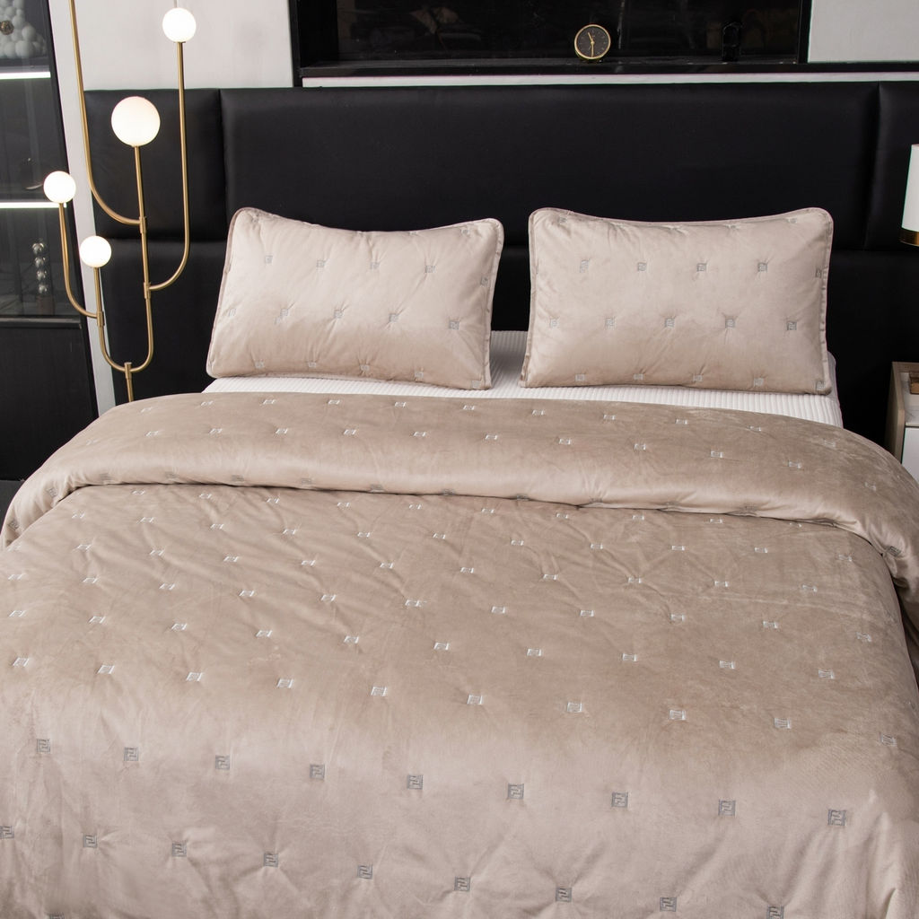 Велюровое покрывало Grande OVS008 240*260 50-70 2 шт - Ситрейд фото 4