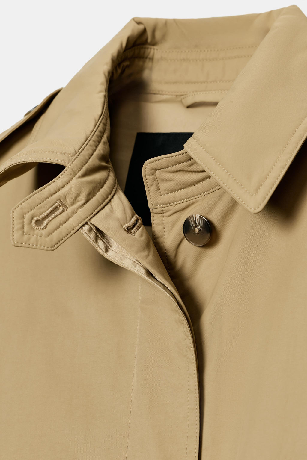 ZW COLLECTION PADDED TRENCH COAT WITH BELT - Zara фото 7