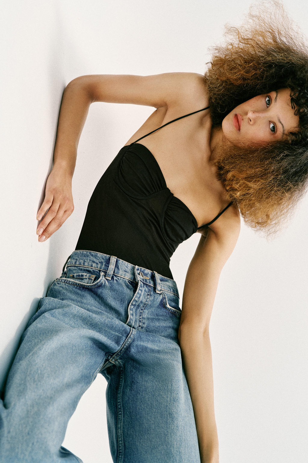 BODY TUL FRUNCES / Negro - Zara фото 6