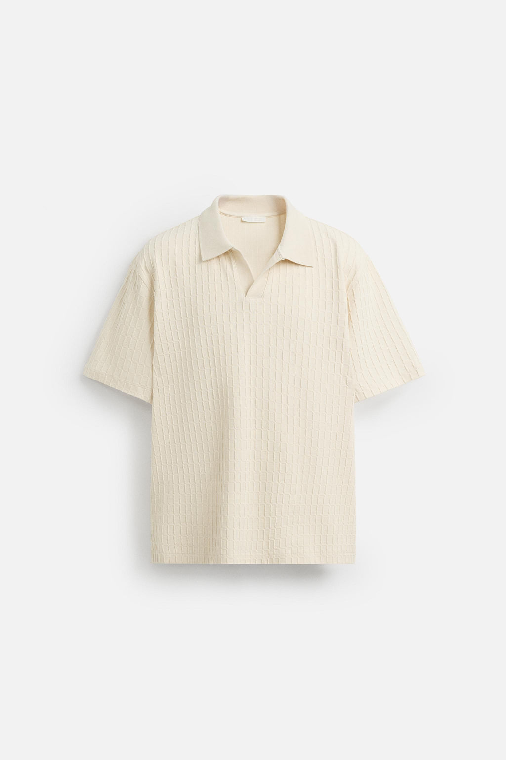 TEXTURED POLO SHIRT - Zara фото 7