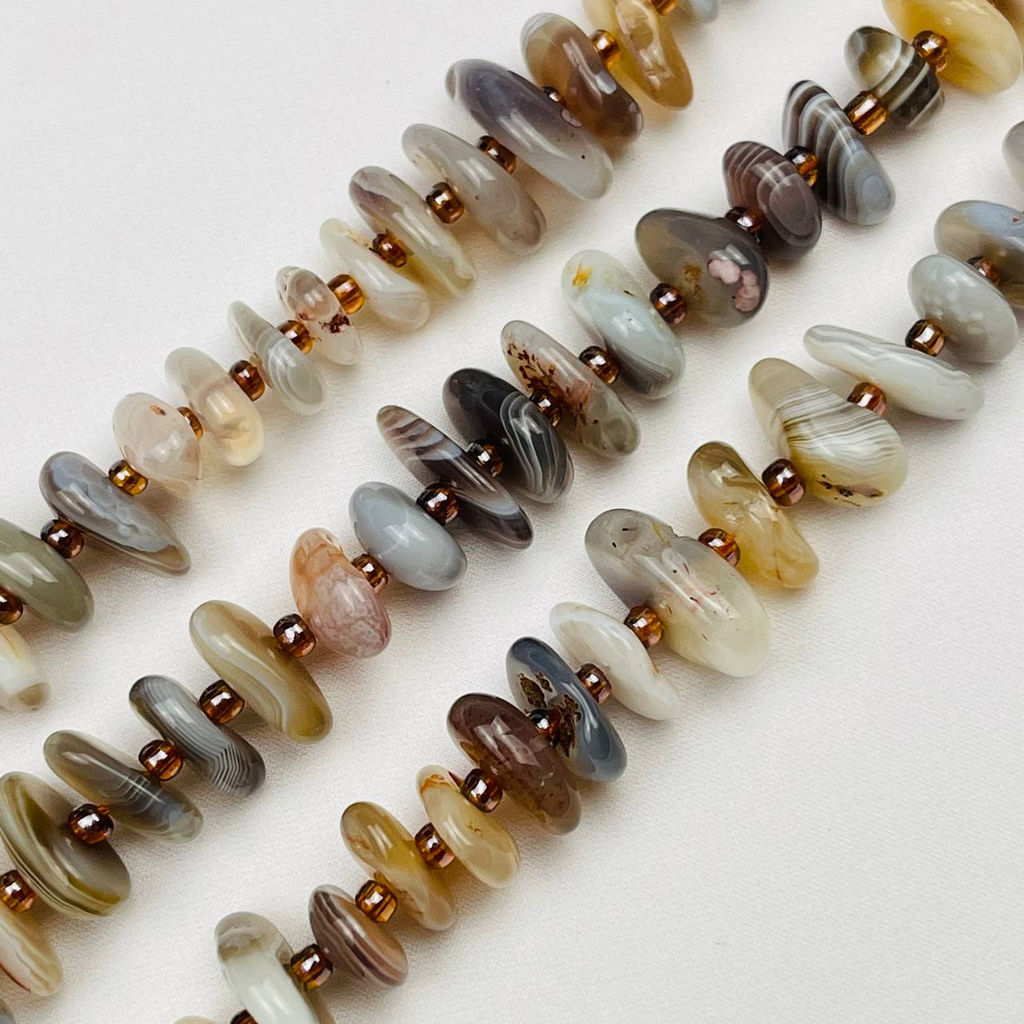 Бусины для украшений из ботсванского Агата
