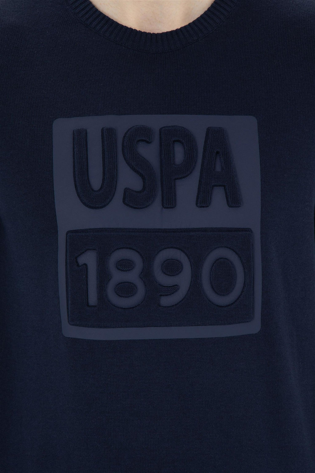 U. S. Polo Assn / Мужской темно-синий свитер - U.s. polo assn фото 7