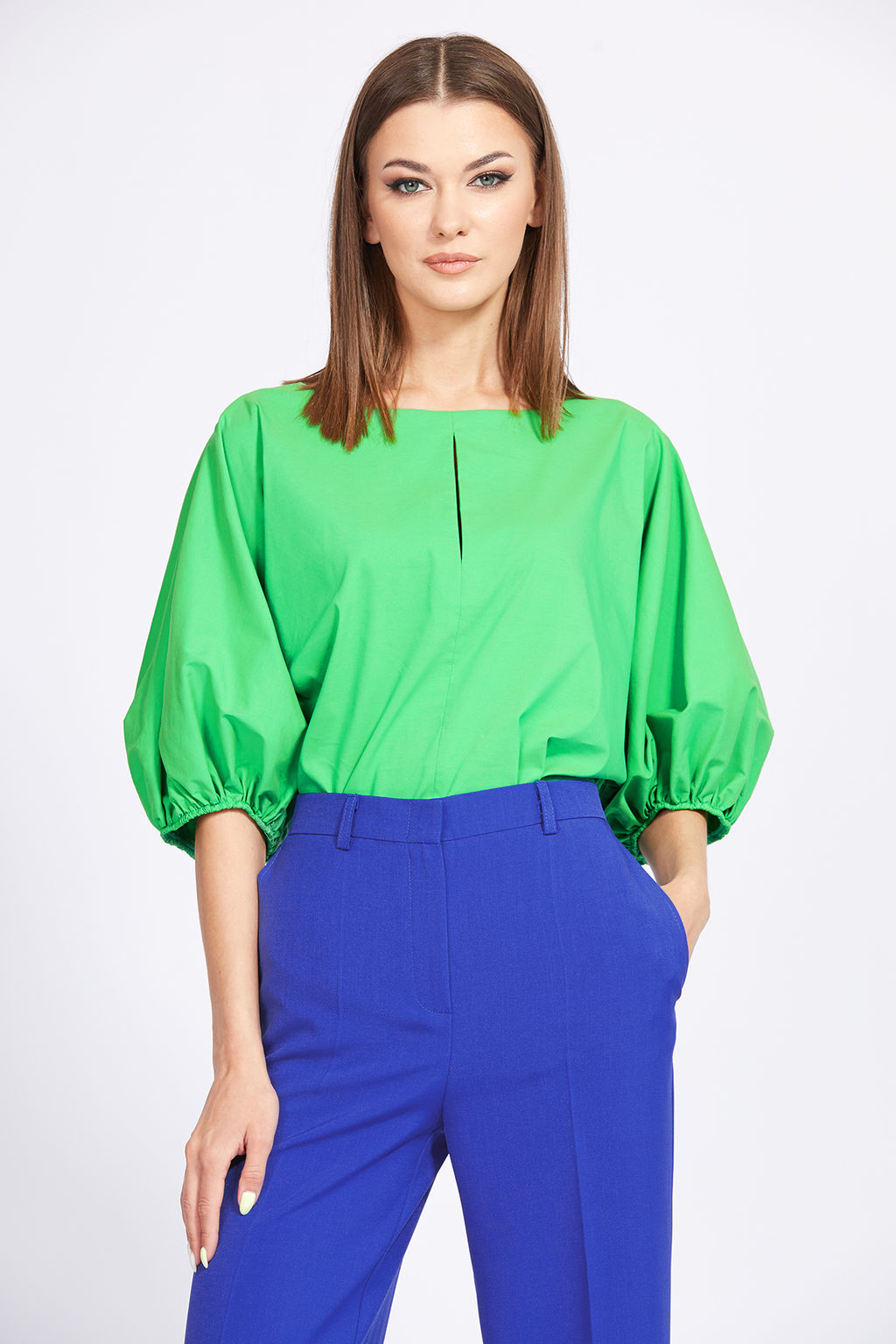 Блузка 2256 белый - Eola фото 8