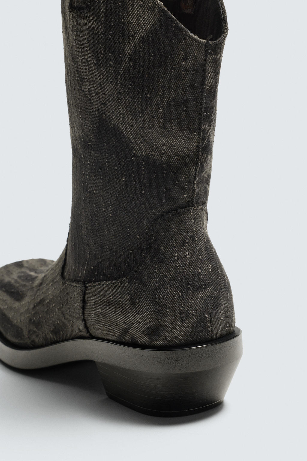 BOTA COWBOY DENIM / Negro