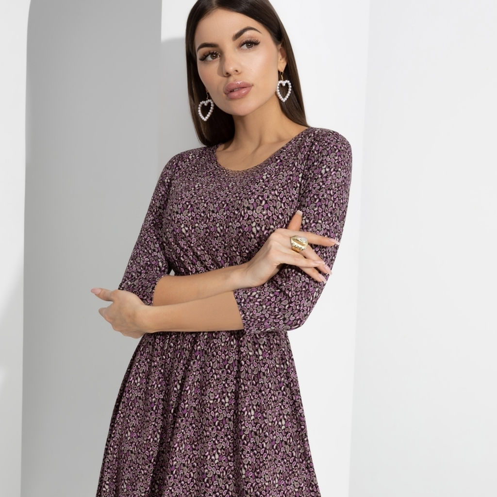 Платье, Стильный офис (violet)