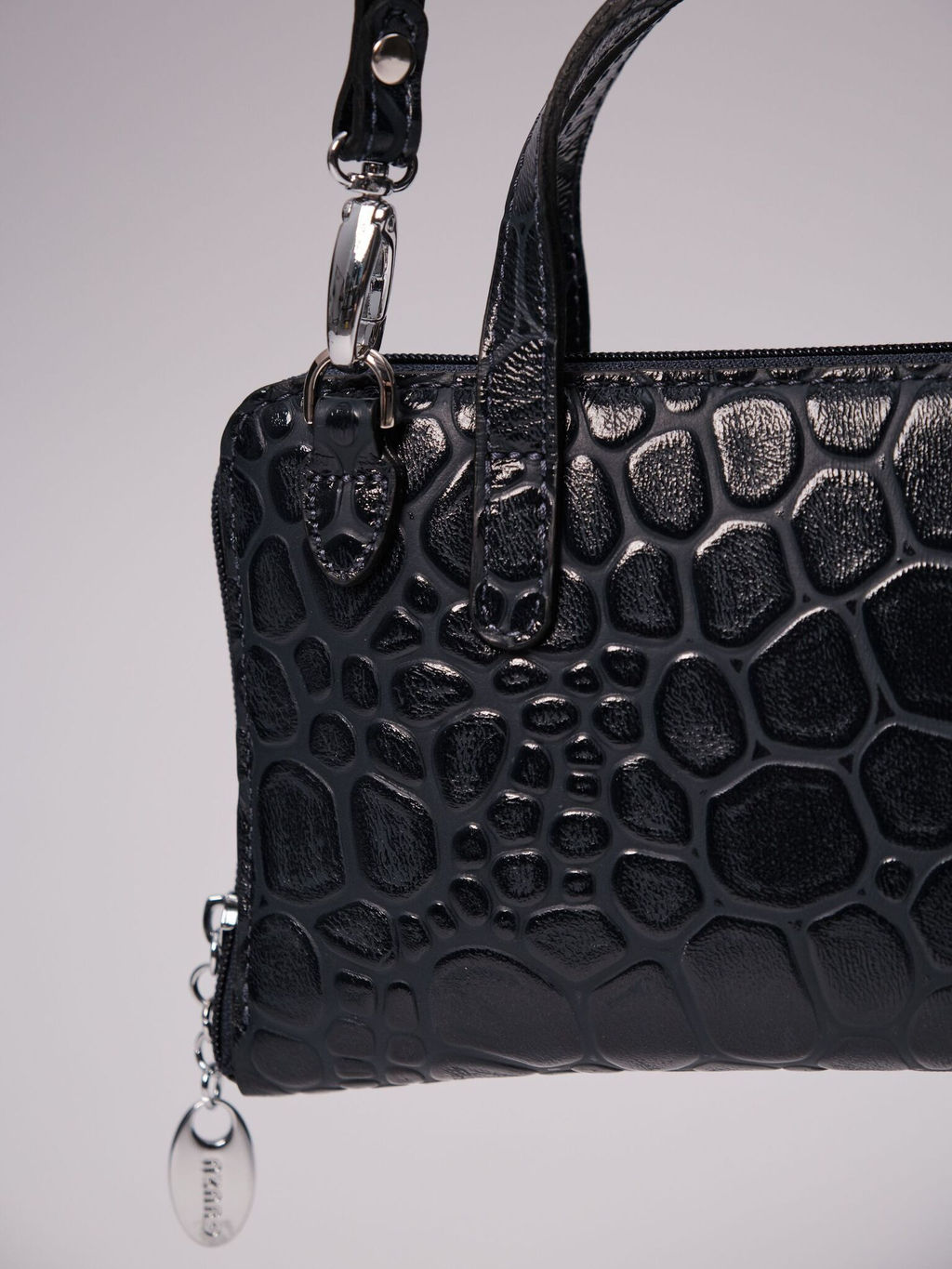 Сумка кожаная Azaro 30850 синий камень