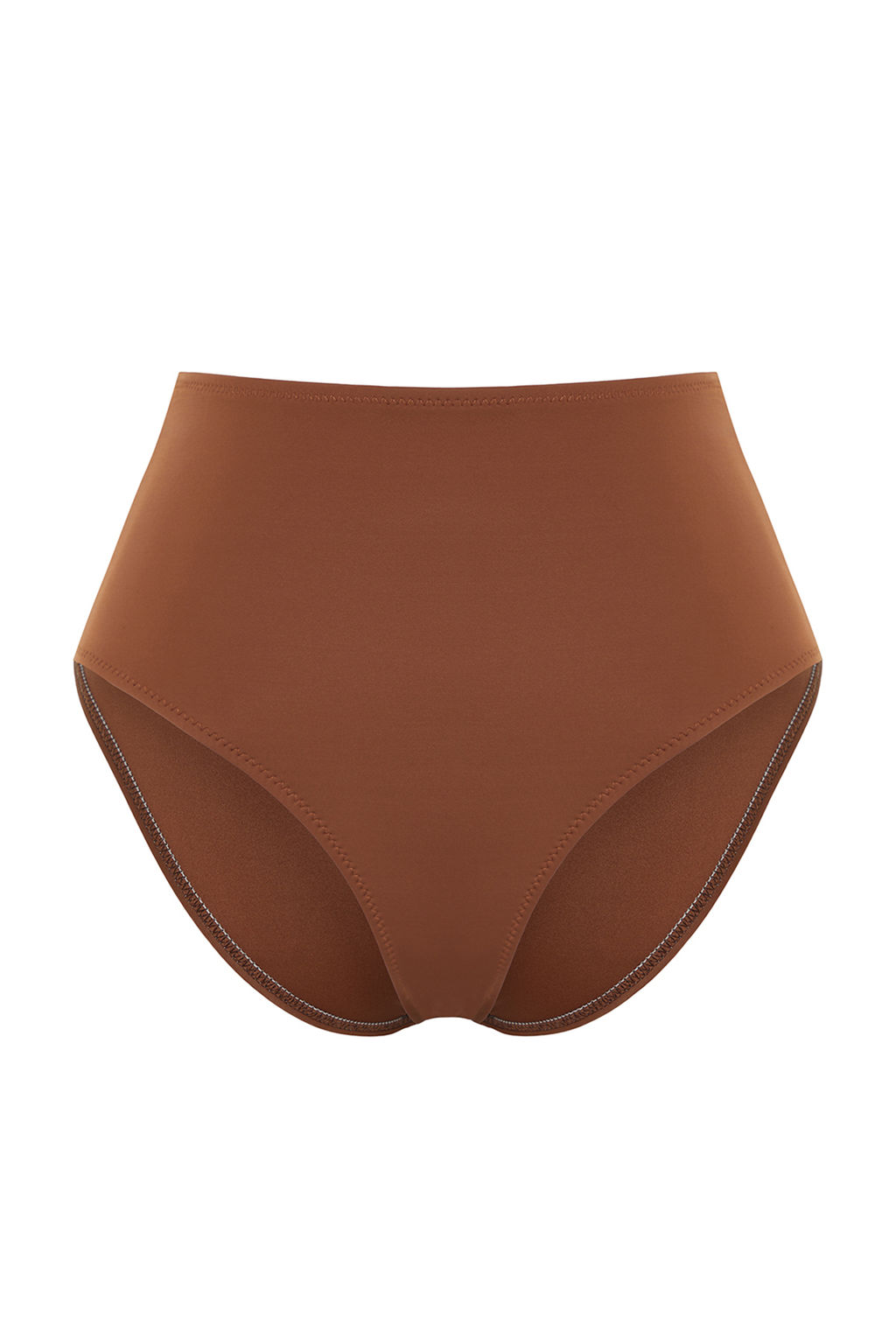 Kahverengi Yuksek Bel Hipster Basic Bikini Alt? TBESS21BA0057