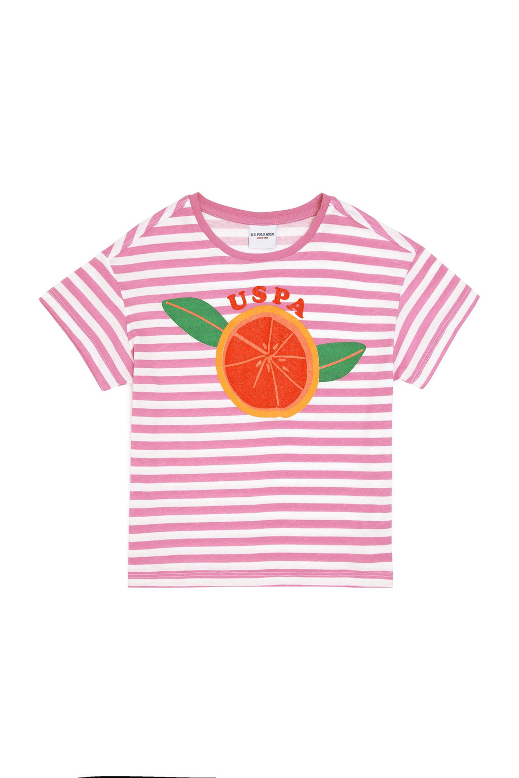 U. S. Polo Assn / Фиолетовая футболка с круглым вырезом для девочек - U.s. polo assn фото 9