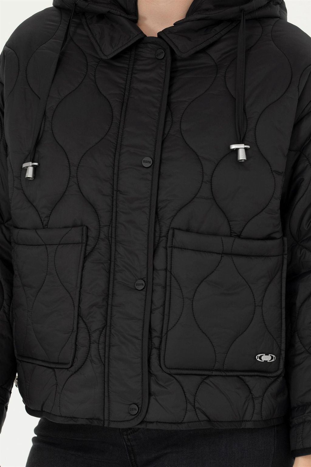 U. S. Polo Assn Женское черное пальто - U.s. polo assn фото 13