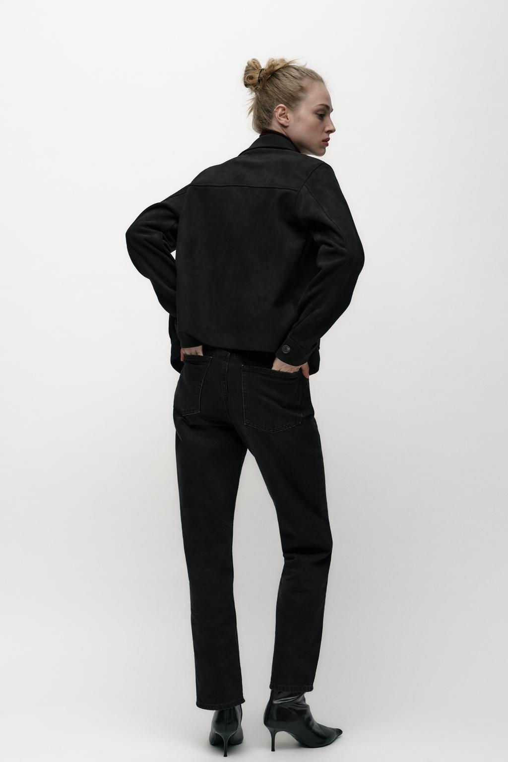 FAUX SUEDE JACKET - Zara фото 6