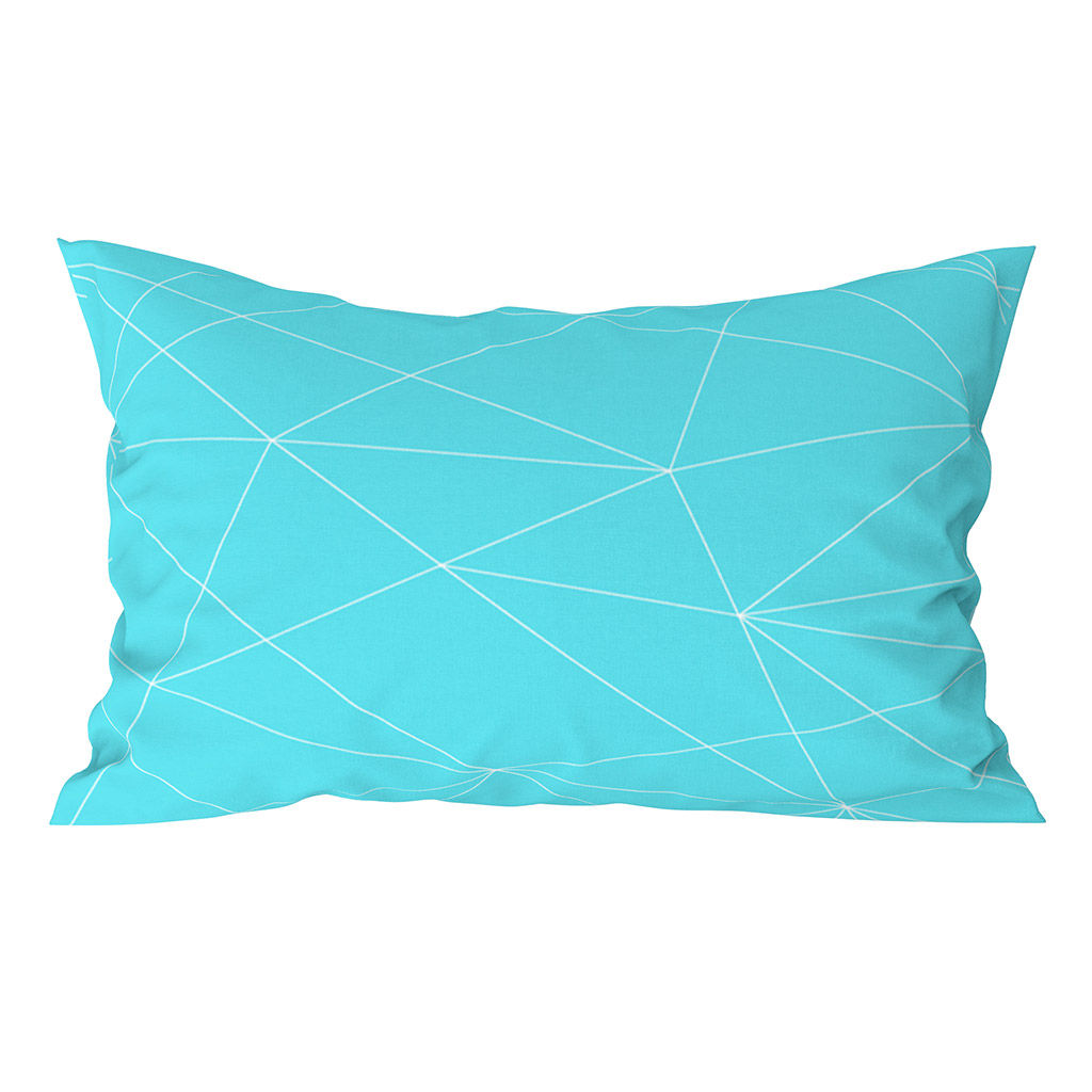 Наволочка 50х35см Лазурные воды 3/2, с клапаном-запахом, поплин Комфорт 115г/м2, хлопок 100%, упаковка ПП 22х30см, Домашняя мода (Россия) фото 2