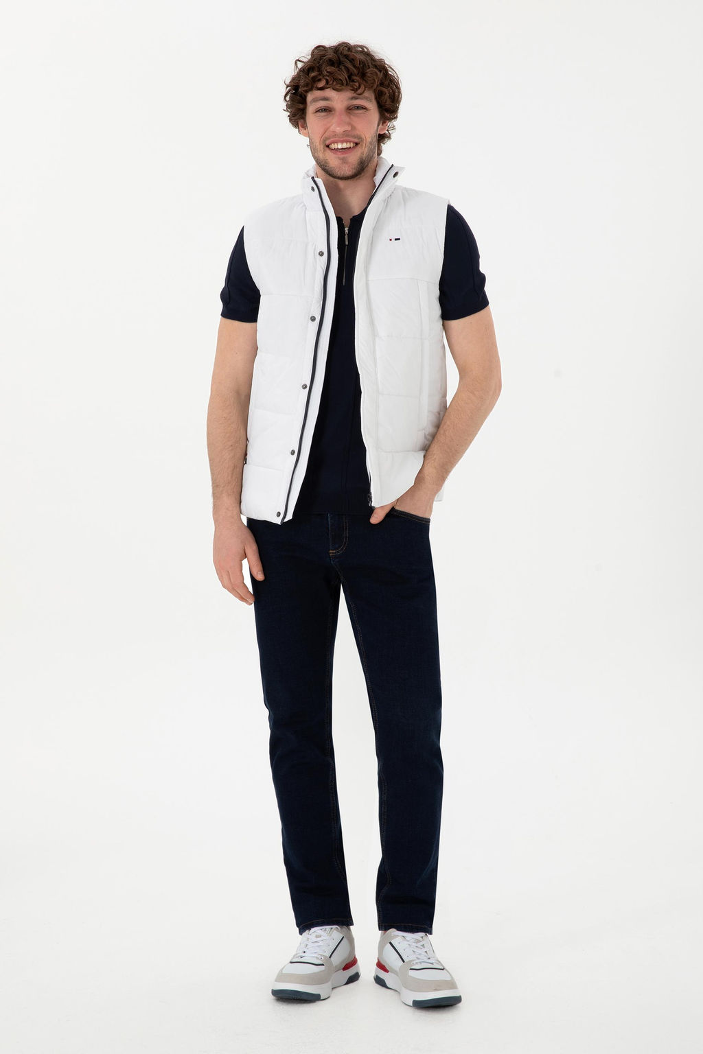 Erkek Beyaz Yelek Sepette S_rpriz _ndirim - U.s. polo assn фото 4