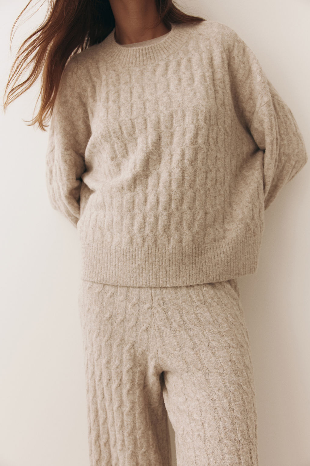 Jersey en punto trenzado - H&m фото 8