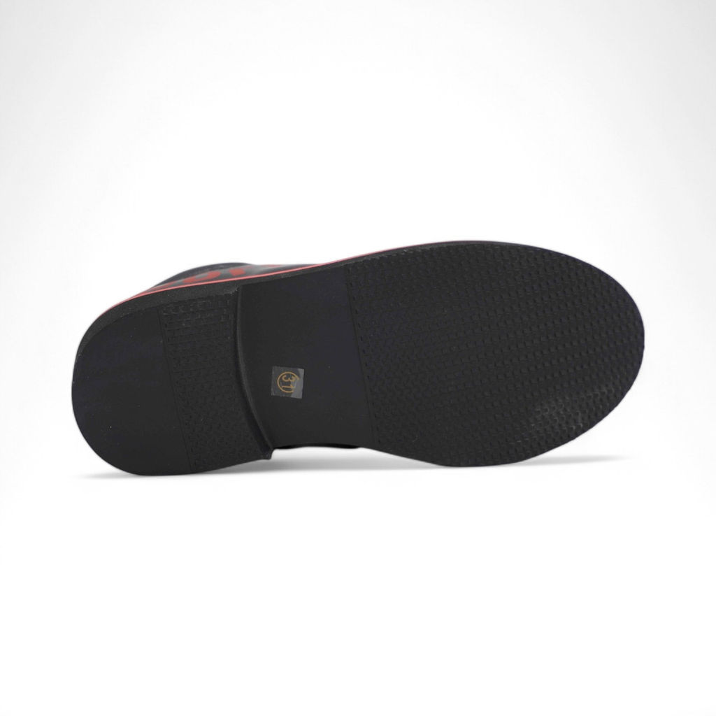 Туфли Q154-4 черно красные - Ирина фото 4