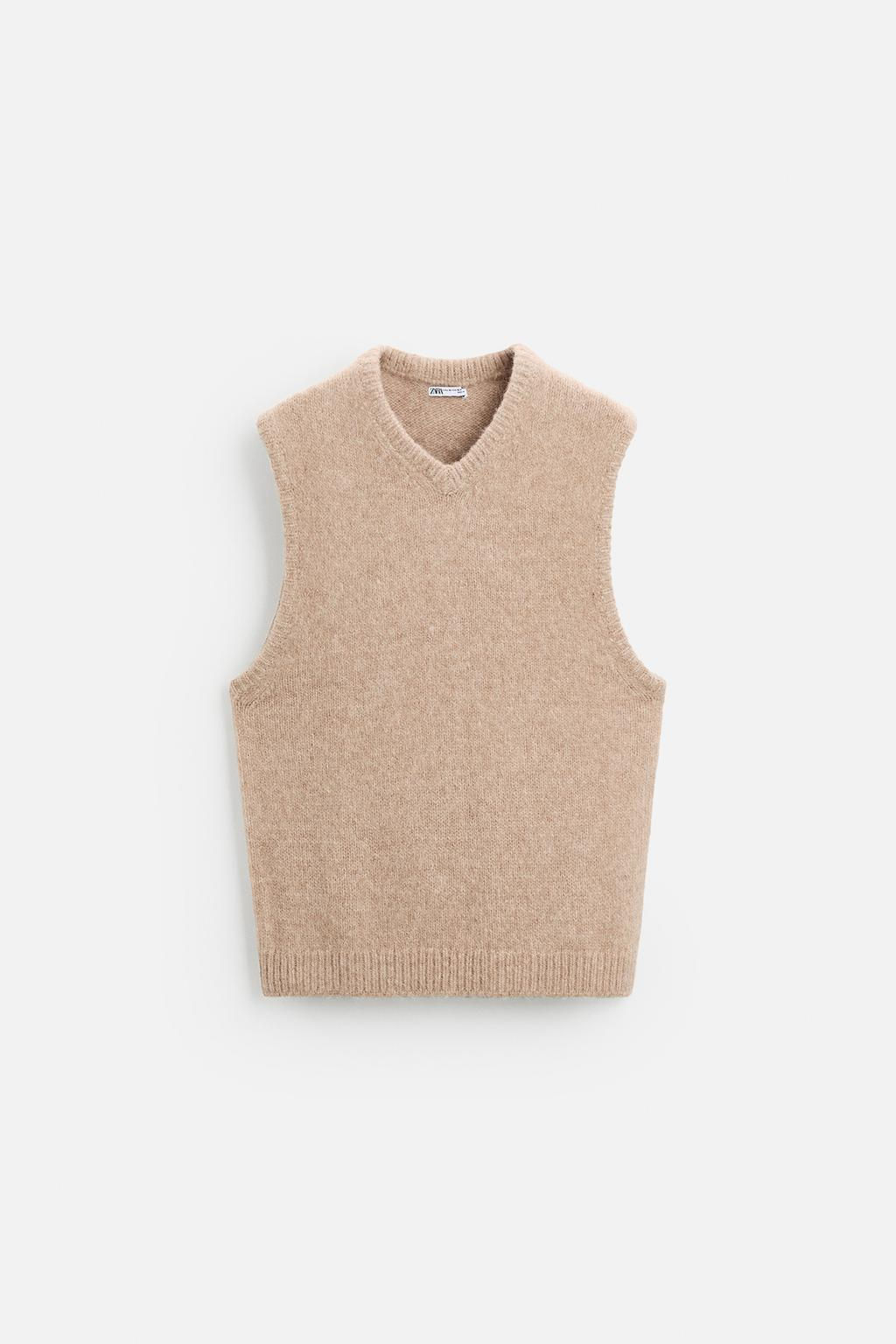 TEXTURED KNIT VEST - Zara фото 6